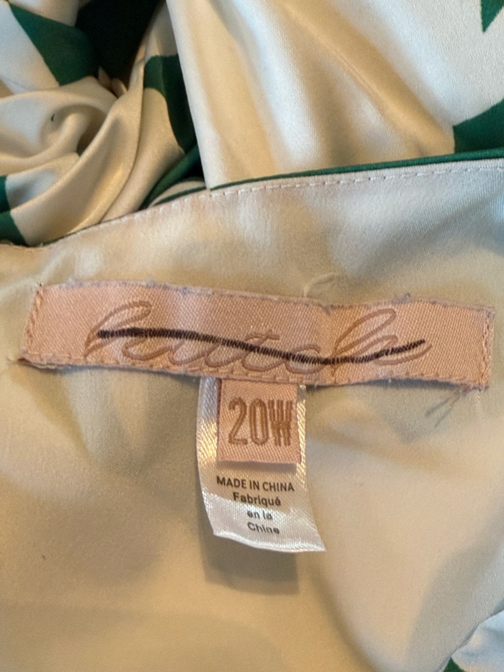 Hutch Satin Long Sleeve Mini Dress 20W - Picture 12 of 12
